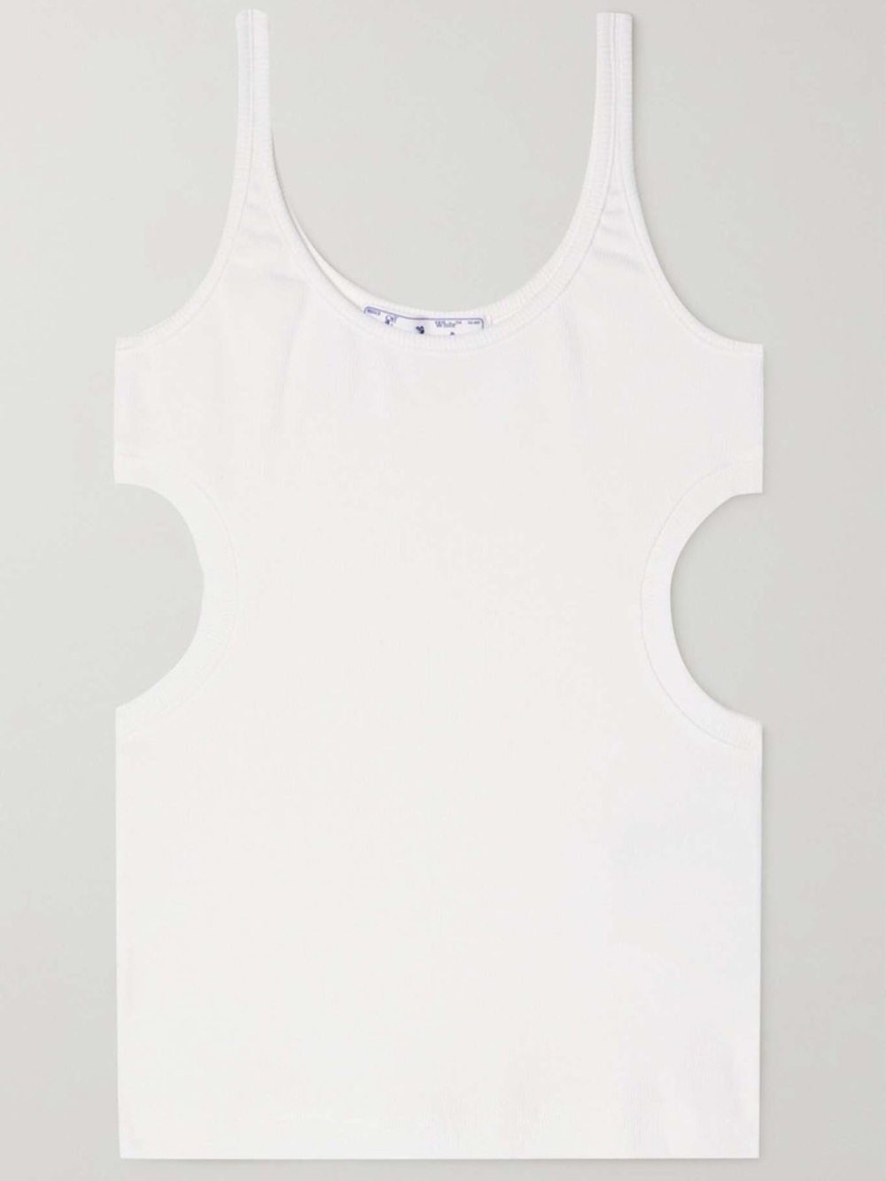 NWT Off-White Meteor Ribbed Tank Top |
White | 42IT (6US Medium) 16in PTP